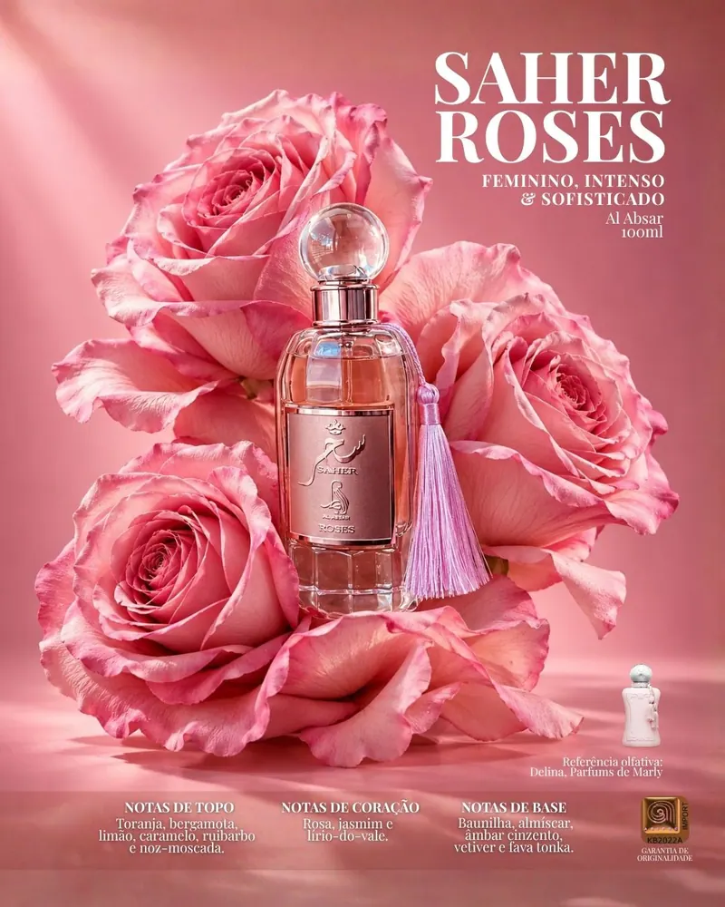 Perfume árabe Saher Roses
