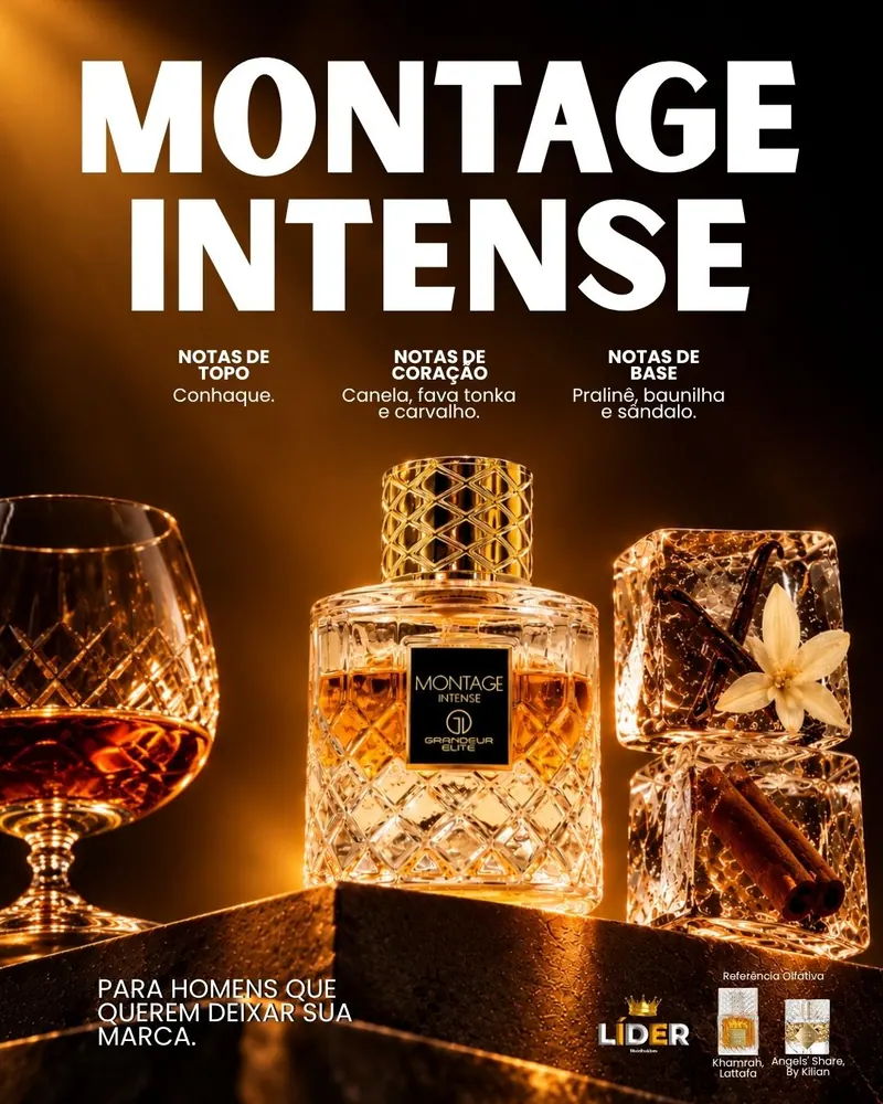 Perfume árabe Montage Intense