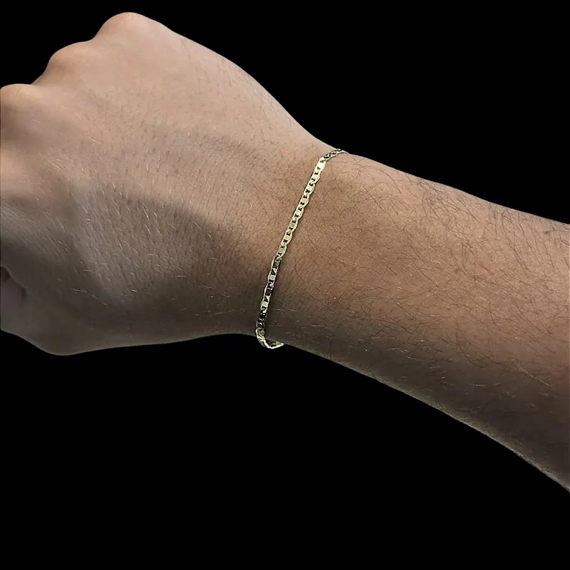 Pulseira Piastrine 2mm 20cm (joia folheada a ouro)