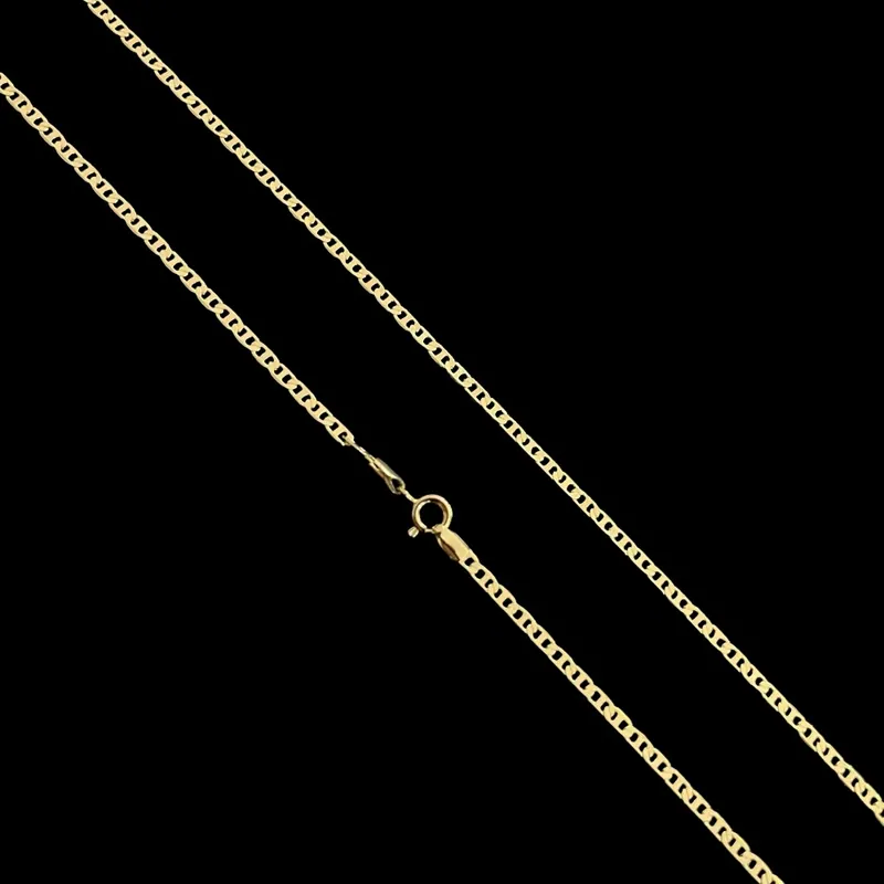 Corrente Piastrine 2mm (joia folheada a ouro)